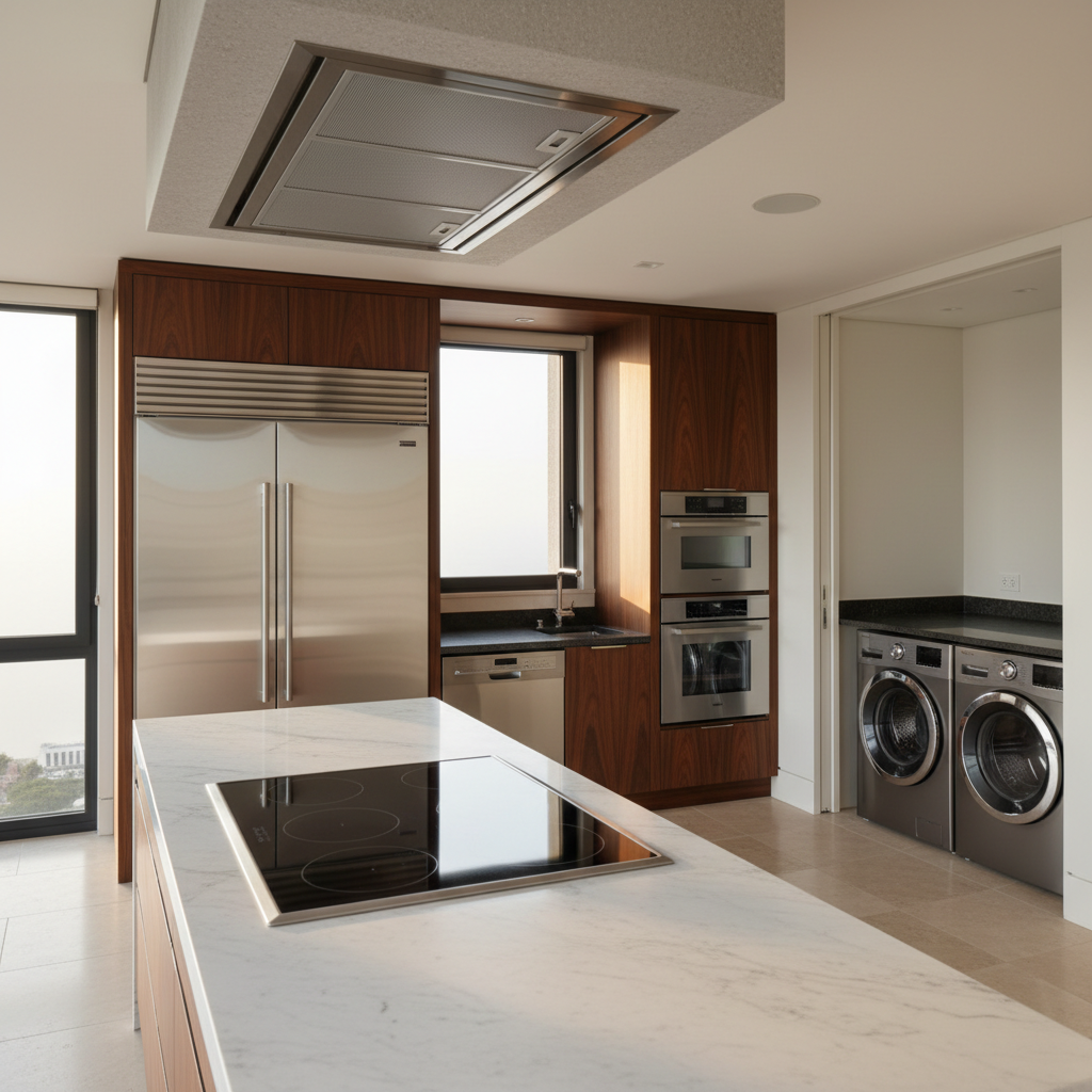 Premium Viking appliance suite in a luxury home